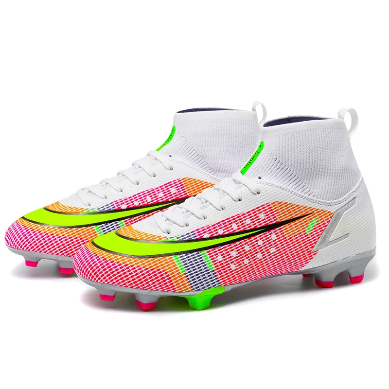 Sport Shoes Woman Men Soccer Trainers Outdoor High Top Sports Trainers Athletic Shoes Unisex Football Boots
Sport Shoes Woman Men Soccer Trainers Outdoor High Top Sports Trainers Athletic Shoes Unisex Football Boots