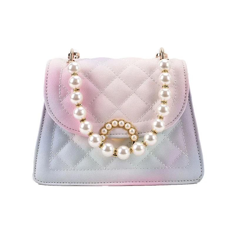 2021 New design bags female gradient color pearl chain handbag western ladies rhombic shoulder messenger women bag, 1 colors
2021 New design bags female gradient color pearl chain handbag western ladies rhombic shoulder messenger women bag, 1 colors