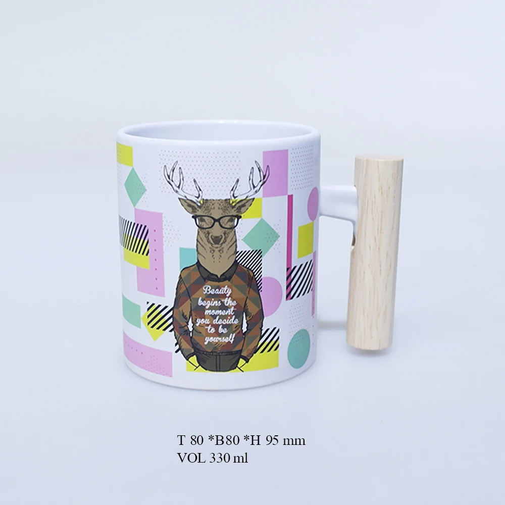 mugs   product description: white /black ceramic coffee mug with