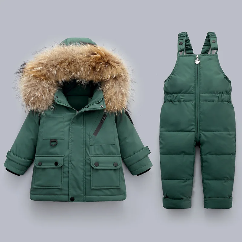 2021 Fashion Kids Winter Down Jackets Toddler Girls Warm Overalls 0-4 Years Baby Boys Down Coat -30 Children Down Clothing Set
2021 Fashion Kids Winter Down Jackets Toddler Girls Warm Overalls 0-4 Years Baby Boys Down Coat -30 Children Down Clothing Set