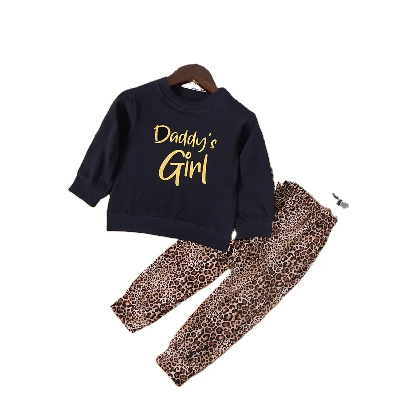 New autumn monogram print casual long sleeve round neck hoodie leopard trousers girl clothing sets for wholesale, As pic shows, we can according to your request also
New autumn monogram print casual long sleeve round neck hoodie leopard trousers girl clothing sets for wholesale, As pic shows, we can according to your request also