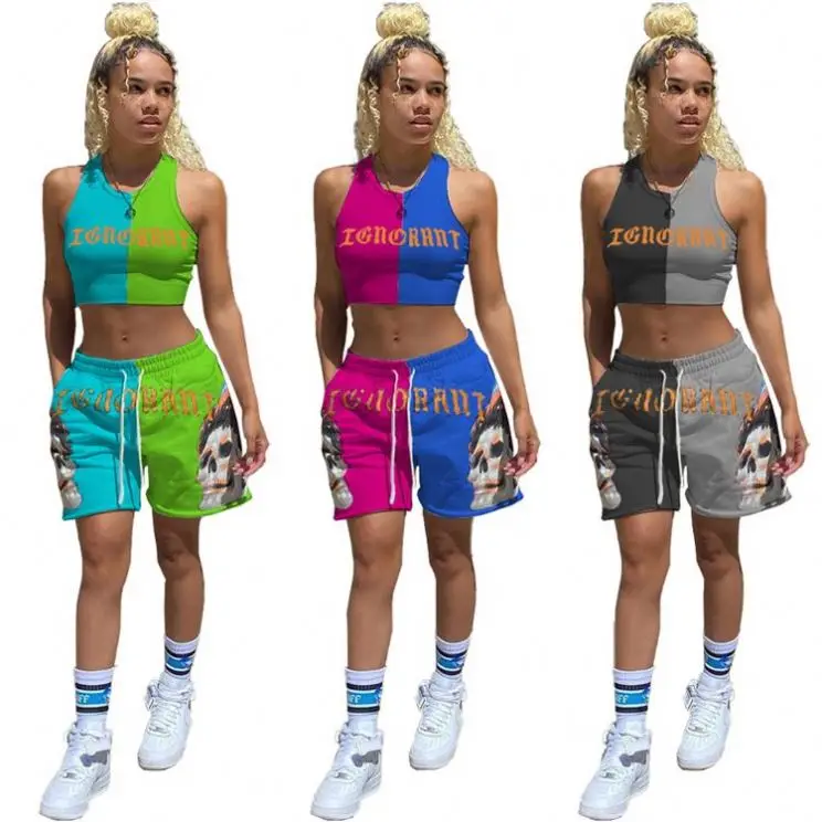 MISSMOEN New Arrival Patchwork Sleeveless Women Clothes 2021 Summer Outfits Two Piece Set Women Clothing
MISSMOEN New Arrival Patchwork Sleeveless Women Clothes 2021 Summer Outfits Two Piece Set Women Clothing