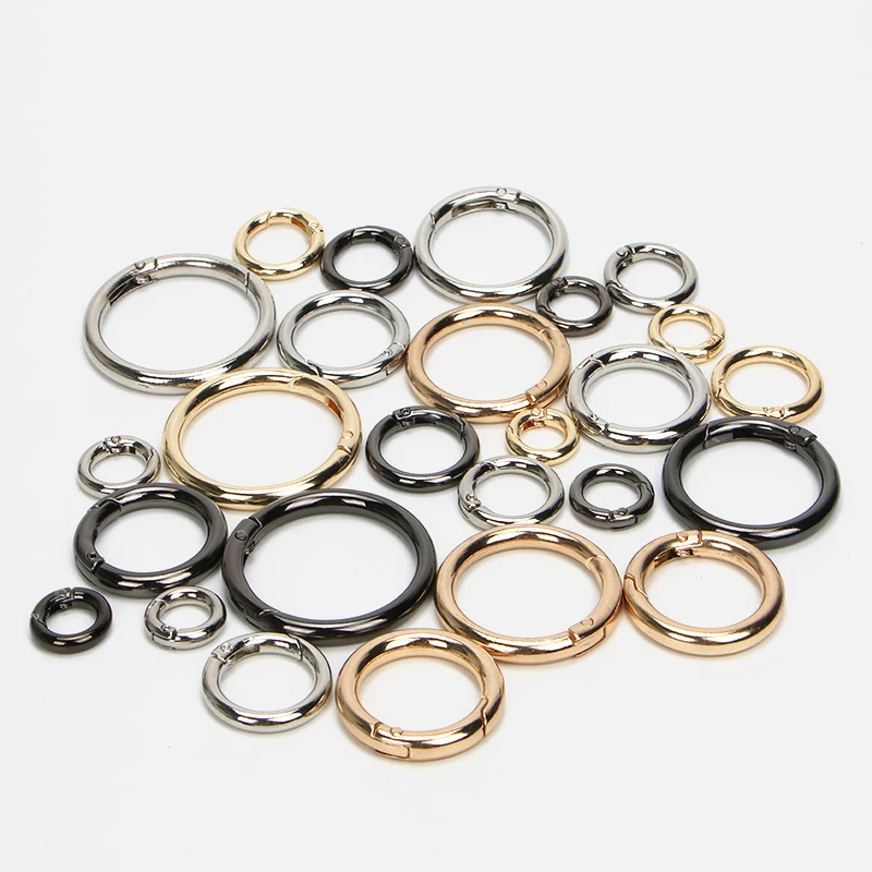 Good quality metal open ring small size spring O ring buckle for handbag
Good quality metal open ring small size spring O ring buckle for handbag