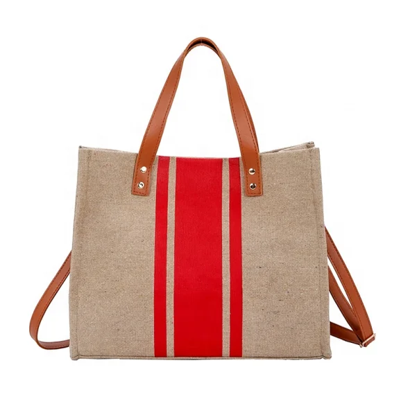 New Color Matching Weaving Big Handbag Fashion laptop Women Handbag Straw canvas tote bag leather handle, Customized color
New Color Matching Weaving Big Handbag Fashion laptop Women Handbag Straw canvas tote bag leather handle, Customized color