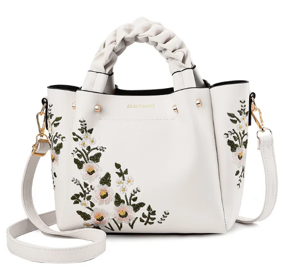 2020 New Style Fashion Joker Delicate Flower Embroidery Decoration Woman Shoulder Bag Handbag, Red khaki green blue black white pink brown
2020 New Style Fashion Joker Delicate Flower Embroidery Decoration Woman Shoulder Bag Handbag, Red khaki green blue black white pink brown