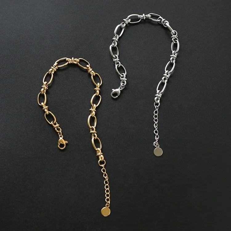 Korean Bracelets Stainless Steel Chain Link Bracelet Women Geometric Chunky Chain Punk Bracelet Jewelry, Gold/silver/rose gold
Korean Bracelets Stainless Steel Chain Link Bracelet Women Geometric Chunky Chain Punk Bracelet Jewelry, Gold/silver/rose gold
