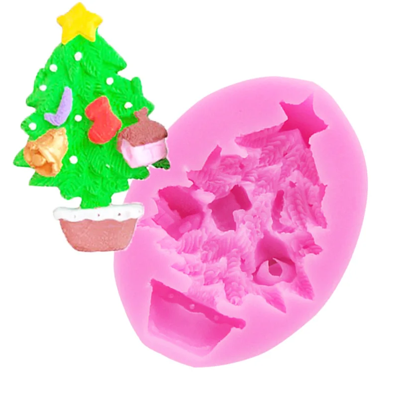 Christmas Tree House Bell Shape Liquid Silicone Mold Cake Decoration Fondant Mold Chocolate Baking Silicone Baking Pastry Tool
Christmas Tree House Bell Shape Liquid Silicone Mold Cake Decoration Fondant Mold Chocolate Baking Silicone Baking Pastry Tool