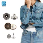 Newest design fashion Clothes dress round metal snap button
