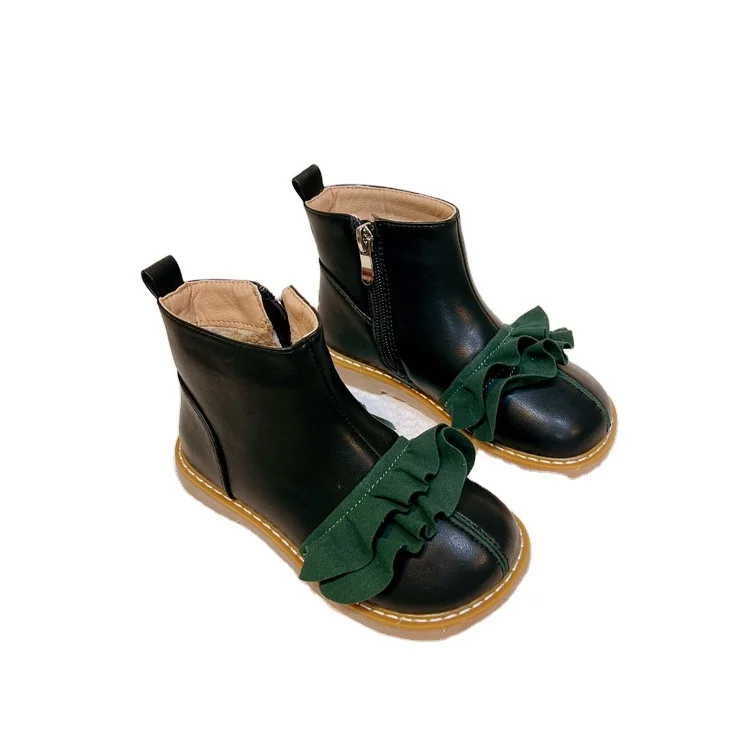 Wholesale Customized Good Quality Toddler Fashion Kid Girls Winter Boots, Dark green/ pink
Wholesale Customized Good Quality Toddler Fashion Kid Girls Winter Boots, Dark green/ pink
