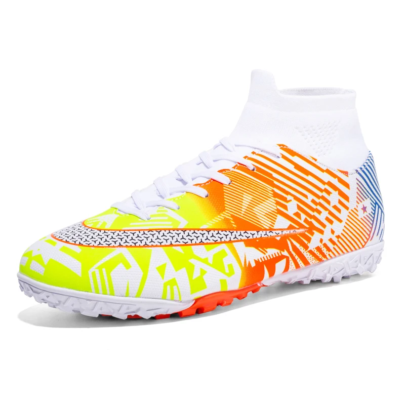 New fashion design men's and women's brand comfort wholesale customized high-quality outdoor football shoes
New fashion design men's and women's brand comfort wholesale customized high-quality outdoor football shoes