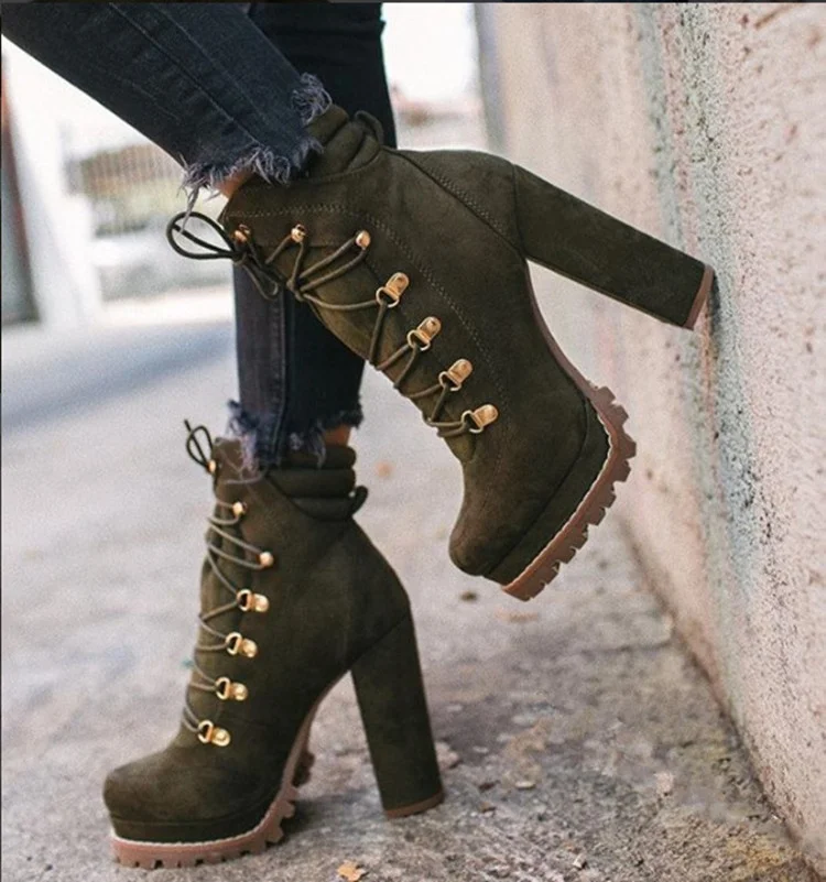 2021 Newest Ladies Lace Up High Heels Ankle Boots Cross Straps Waterproof Shoes Platform Thick Bottom Ankle Booties, Black
2021 Newest Ladies Lace Up High Heels Ankle Boots Cross Straps Waterproof Shoes Platform Thick Bottom Ankle Booties, Black