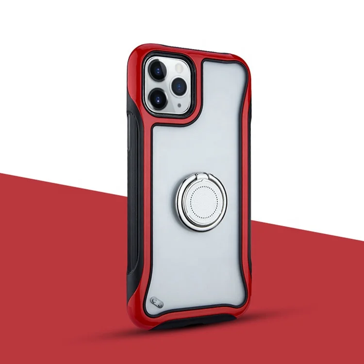 New Design TPU+PC Anti Shock Phone Case For Iphone 11/11pro/11pro max/SE2 with metal ring, Multi-color, can be customized
New Design TPU+PC Anti Shock Phone Case For Iphone 11/11pro/11pro max/SE2 with metal ring, Multi-color, can be customized