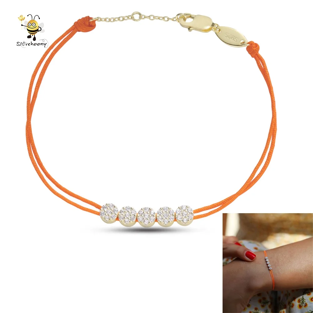 Slovehoony Double Orange Rope Line Bracelet For Women 925 Sterling Silver Five Crystal Beads Jewellery High Quality Wholesale, Silver/18k gold/ rose gold
Slovehoony Double Orange Rope Line Bracelet For Women 925 Sterling Silver Five Crystal Beads Jewellery High Quality Wholesale, Silver/18k gold/ rose gold