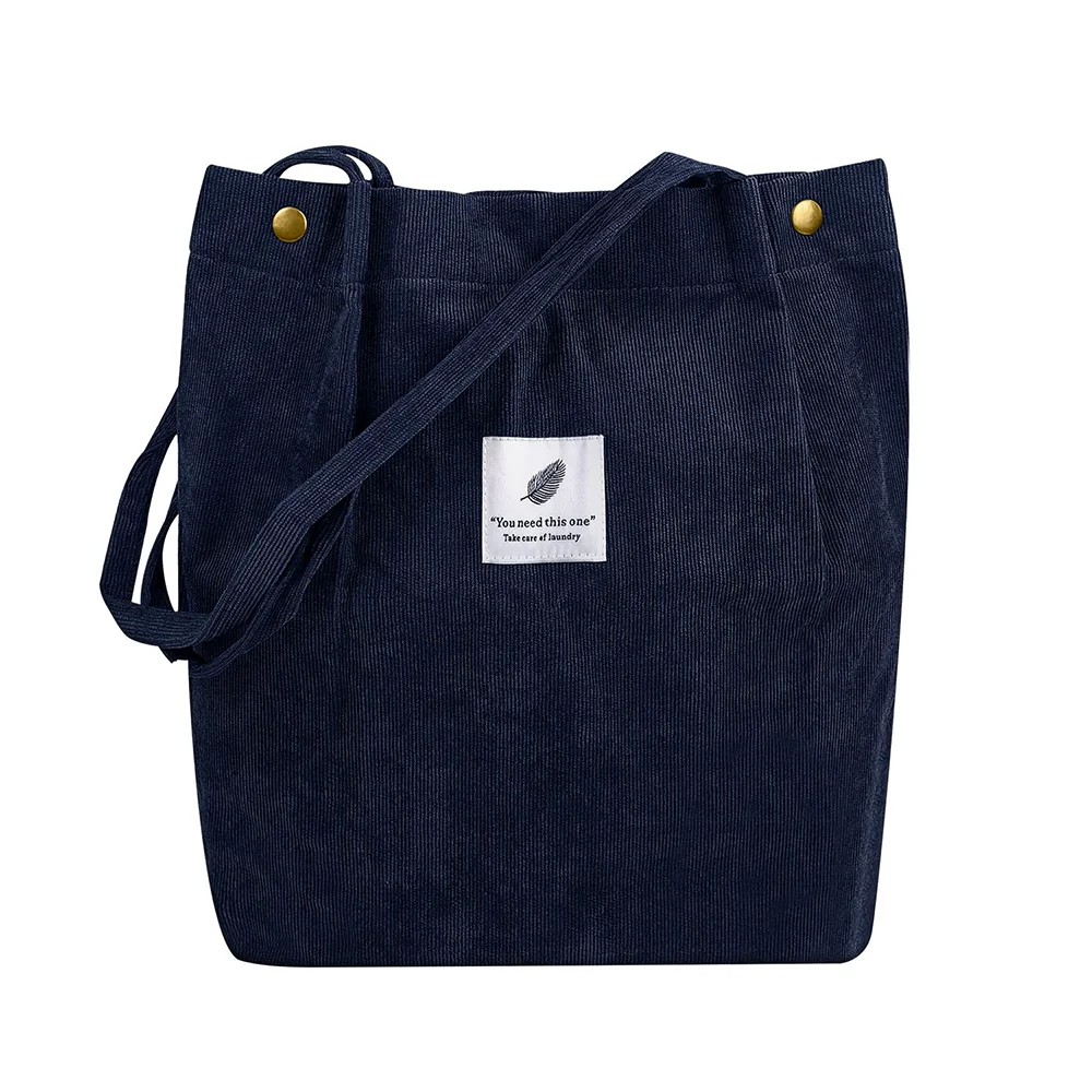 Wholesale Corduroy Bag Tote Fashion Corduroy Shoulder Shopping Bag Reusable Custom Women Girl Corduroy Bag
Wholesale Corduroy Bag Tote Fashion Corduroy Shoulder Shopping Bag Reusable Custom Women Girl Corduroy Bag
