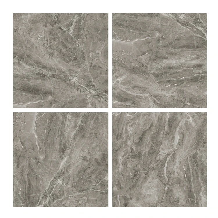 Best Sale Dark Gray Marble Design Glazed Porcelain Floor Tiles 13817
