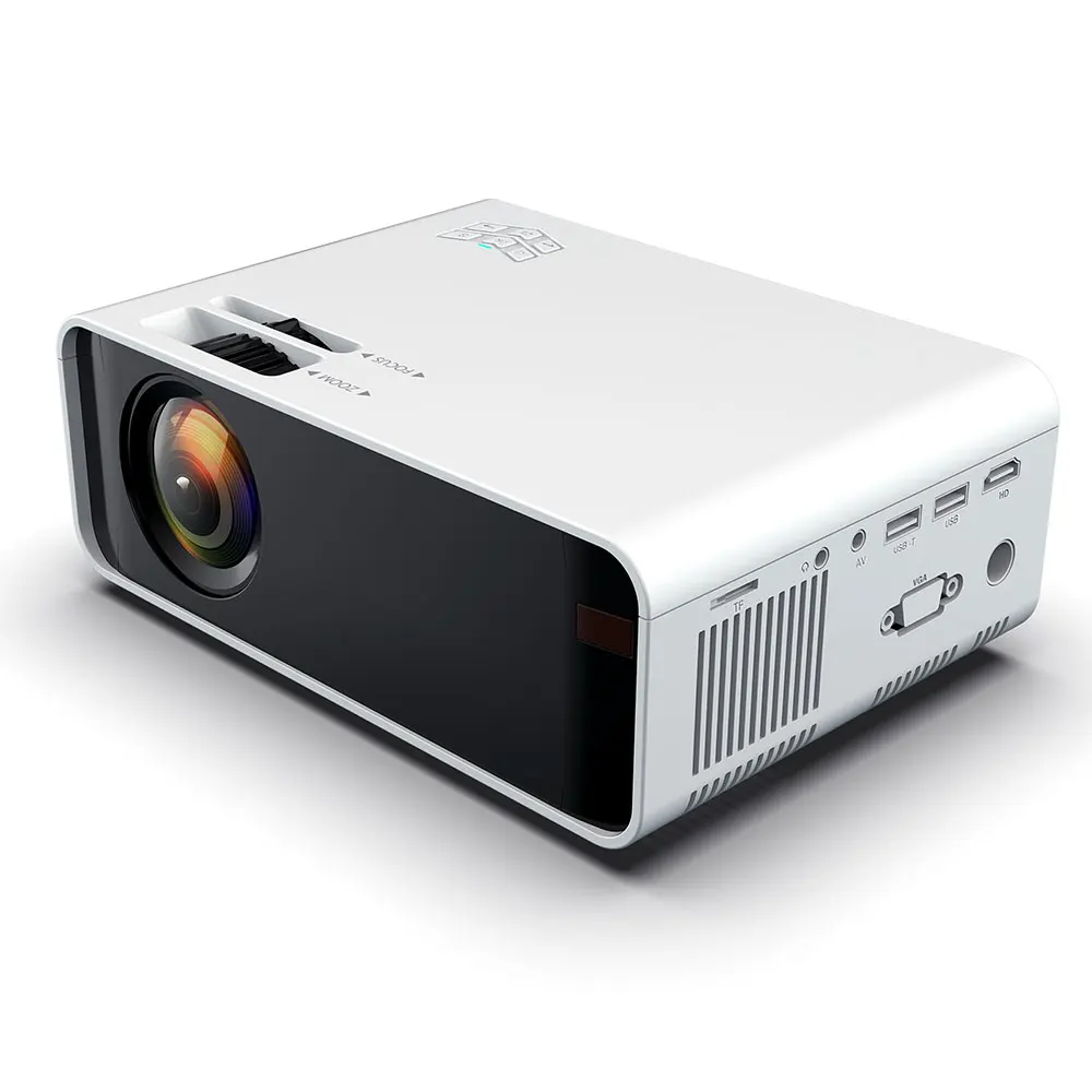 New Arrive Wifi Projector 1080P Salange P48 2800Lumens LED LCD Mini Portable Projector Home Theater Movie Proyector, Black+white
New Arrive Wifi Projector 1080P Salange P48 2800Lumens LED LCD Mini Portable Projector Home Theater Movie Proyector, Black+white