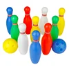 ZF31Wholesale 2019 New mini ball Kids Bowling Play Set Sports Activity Toys with 6 Colorful Plastic Bowling Ball