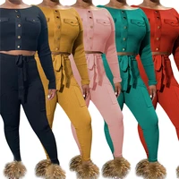C91267 fall clothing sexy O neck solid color long sleeve cotton casual women two piece set women clothing autumn clothing
C91267 fall clothing sexy O neck solid color long sleeve cotton casual women two piece set women clothing autumn clothing
