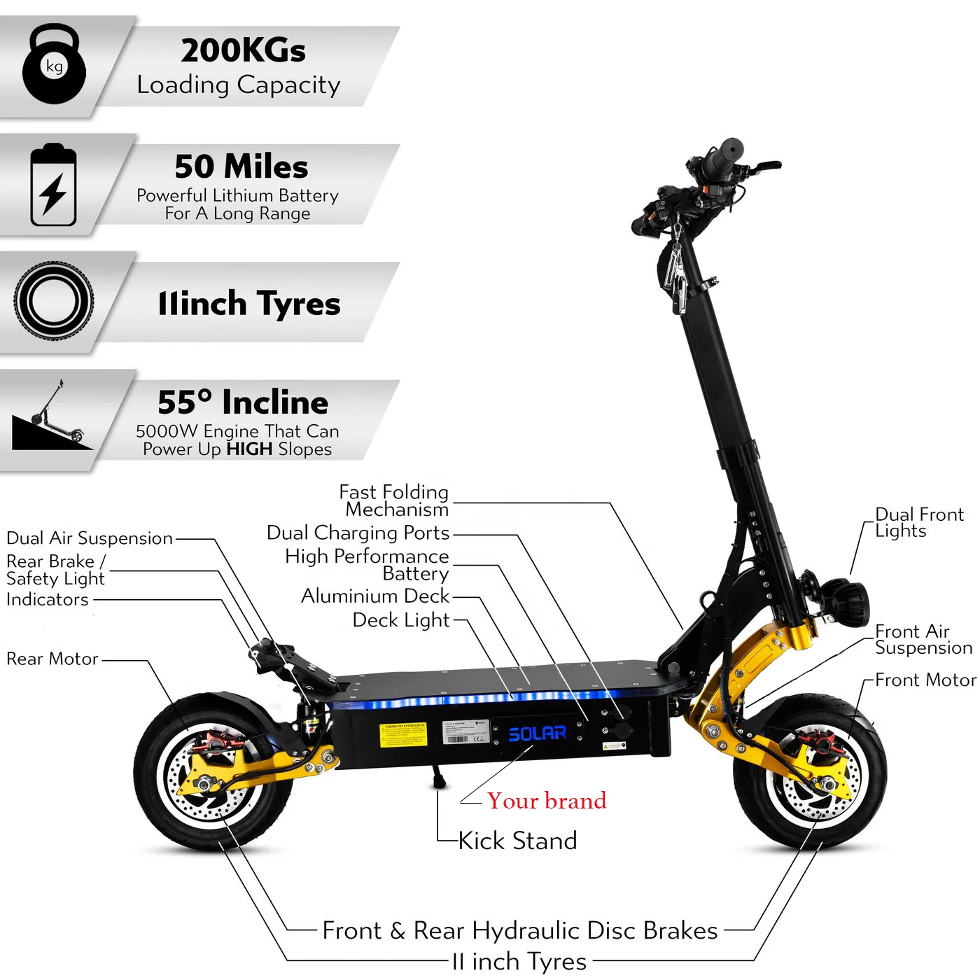 Free shipping Folding High Speed Scooter Electric Dual Motors Off Road 6000W Powerful Electric Scooter
Free shipping Folding High Speed Scooter Electric Dual Motors Off Road 6000W Powerful Electric Scooter