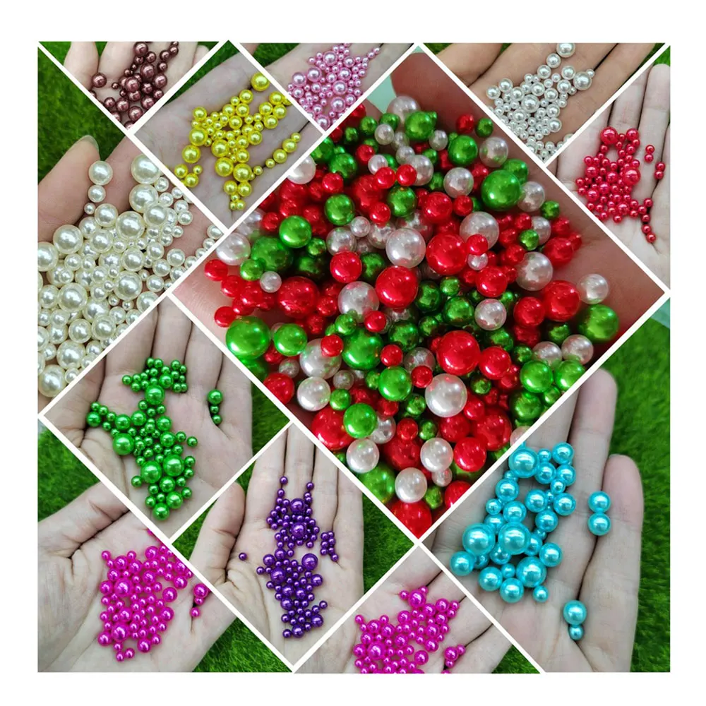ABS Plastic Beads No Hole 4/6/8mm Mix Size Colorful Acrylic Jewelry Beads Nail Beauty Charms
ABS Plastic Beads No Hole 4/6/8mm Mix Size Colorful Acrylic Jewelry Beads Nail Beauty Charms