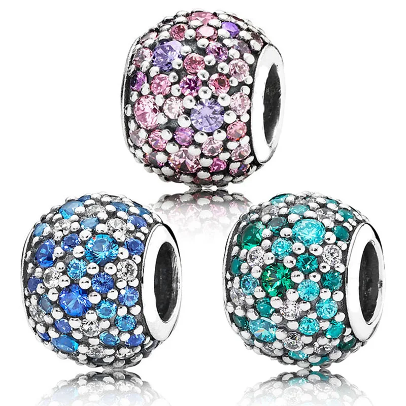 Original 100% 925 Sterling Silver Charm Colorful Zircon Charm Bead Fit Women Bracelets Jewelry DIY Making For Pandora
Original 100% 925 Sterling Silver Charm Colorful Zircon Charm Bead Fit Women Bracelets Jewelry DIY Making For Pandora