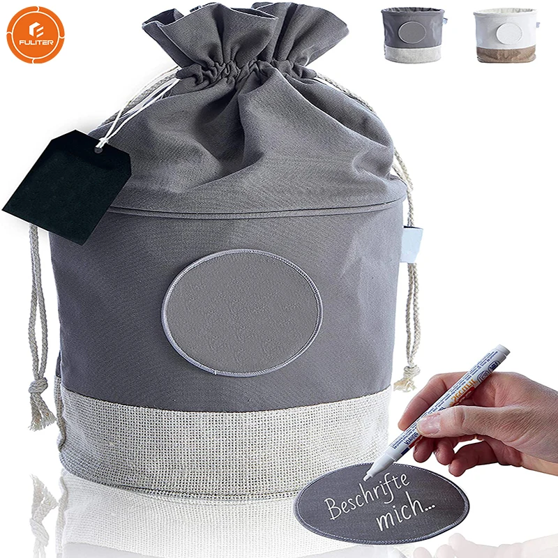 25cm Easy to Carry Dustproof with Drawstring Fruit Vegetable Bag Boxes Cotton Bread Basket Set, White
25cm Easy to Carry Dustproof with Drawstring Fruit Vegetable Bag Boxes Cotton Bread Basket Set, White