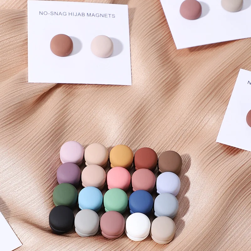 New Product Ideas 29 Colors Macaron Round Pin Men Cufflinks Muslim Hijab Pins Scarf Women Magnetic Hijab Pins
New Product Ideas 29 Colors Macaron Round Pin Men Cufflinks Muslim Hijab Pins Scarf Women Magnetic Hijab Pins