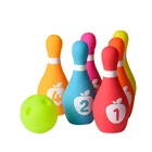 6 Toy Kids 6 EVA Foam Bowling Ball Set With 6 Pin Outdoor Sports Game Toy To Match Your Funny Mood