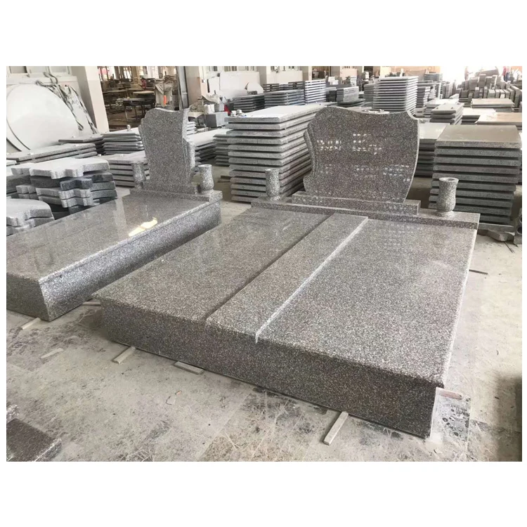 Cheap chinese New G664 granite tombstone and monument for Europe