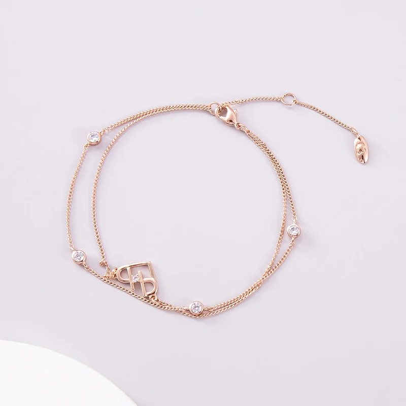 YH10029 Italina Valentine Gift Rose Gold Plated 925 Sterling Silver Crystal Love Heart Multi Chain Brass Bracelet Jewelry 2021
YH10029 Italina Valentine Gift Rose Gold Plated 925 Sterling Silver Crystal Love Heart Multi Chain Brass Bracelet Jewelry 2021