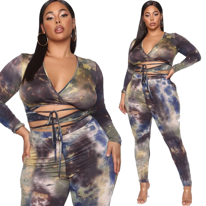 New Arrival Printed Plus Size Women Clothing Fashion Top&pants Plus Size Bodycon Two Set 5xl
New Arrival Printed Plus Size Women Clothing Fashion Top&pants Plus Size Bodycon Two Set 5xl