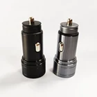 New design 2.4A smart car charger 2USB fast charging compatible with Apple and Android cellphones fast car charger