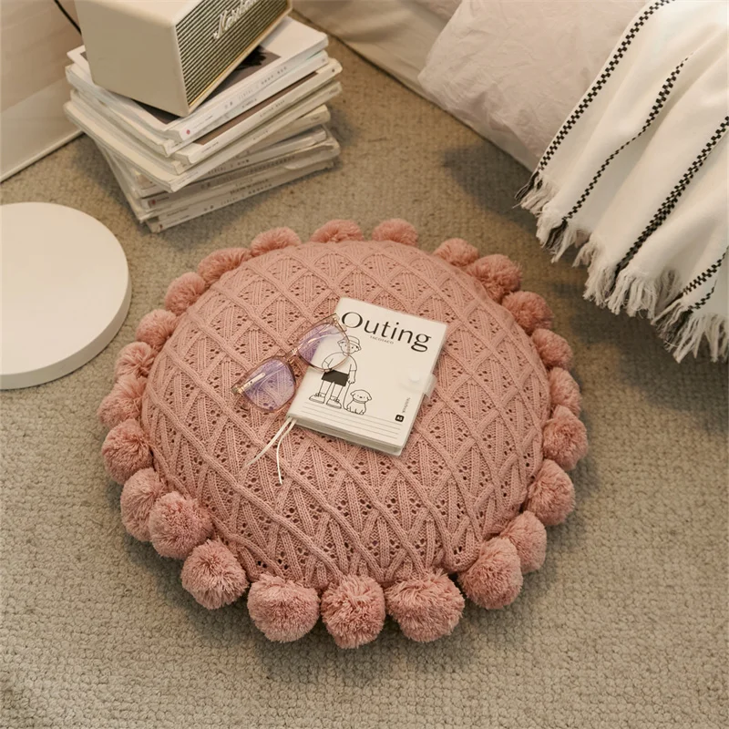 Decorative Pillow Covers Pompom Cushion Livingroom Cover Boho Throw Pillow Comforter Knit Cushion Cover Ans
Decorative Pillow Covers Pompom Cushion Livingroom Cover Boho Throw Pillow Comforter Knit Cushion Cover Ans