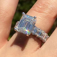 Wedding Gift Luxury Jewelry Princess Cut Cubic Zirconia Square CZ Women Engagement Band Ring Gift
Wedding Gift Luxury Jewelry Princess Cut Cubic Zirconia Square CZ Women Engagement Band Ring Gift
