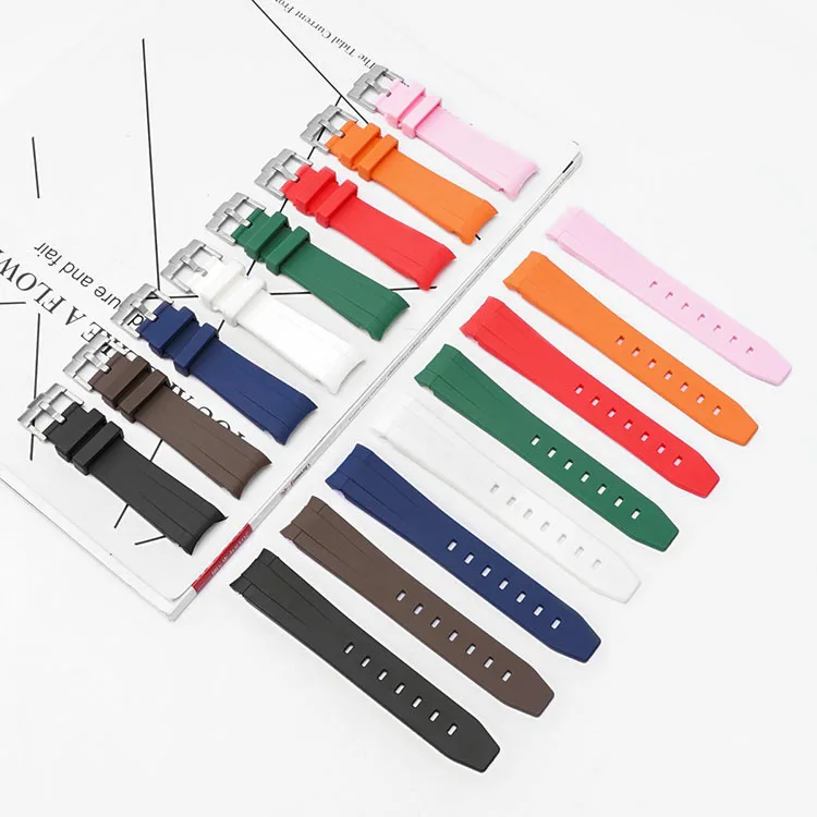 Premium Quality TPU Silicone Watch Straps 20mm Natural Rubber Watch bands For 21m Curved End Watch R0lex
Premium Quality TPU Silicone Watch Straps 20mm Natural Rubber Watch bands For 21m Curved End Watch R0lex
