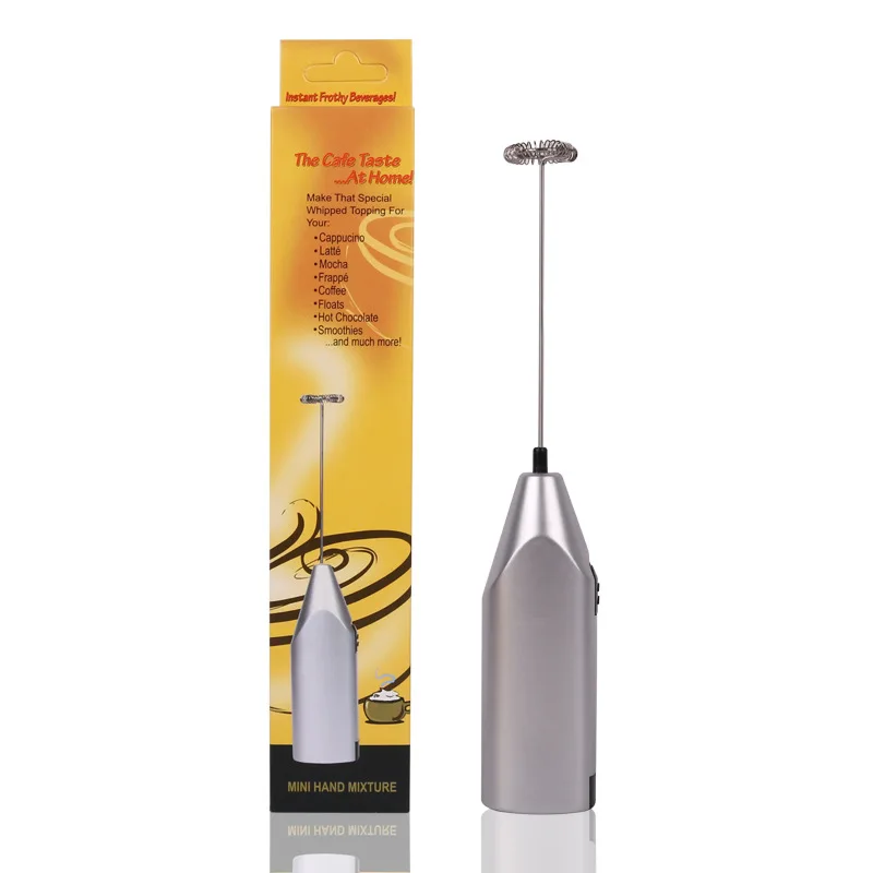 Household Mini Stainless Steel Electric Whisk Coffee Blender Milk Frother Kitchen Gadget
Household Mini Stainless Steel Electric Whisk Coffee Blender Milk Frother Kitchen Gadget