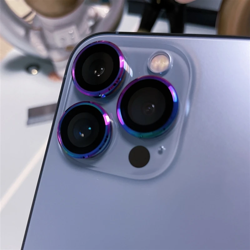 Luxury 13 Pro Max Tempered Glass Camera Protector Aurora Gradient Colorful Anti-scratch Lens Protector For iPhone 13
Luxury 13 Pro Max Tempered Glass Camera Protector Aurora Gradient Colorful Anti-scratch Lens Protector For iPhone 13