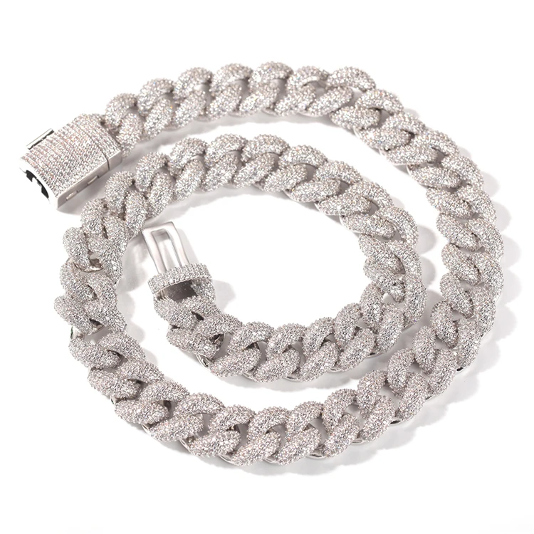 European and American hip hop hot 14mm zircon Cuban Necklace men design 2021 new versatile necklace chain
European and American hip hop hot 14mm zircon Cuban Necklace men design 2021 new versatile necklace chain