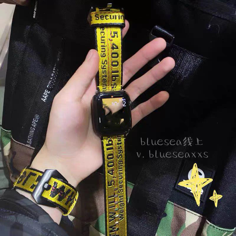 Nylon yellow leather Strap For Apple Watch band Sport loop Bracelet for apple watch series6 5 OFF W watch band, Optional
Nylon yellow leather Strap For Apple Watch band Sport loop Bracelet for apple watch series6 5 OFF W watch band, Optional
