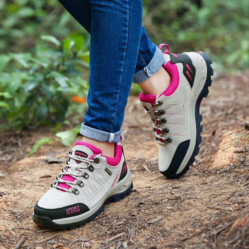 Unisex Real Waterproof Outdoor Hiking Trekking Shoes women with Bootie Construction, Pink white
Unisex Real Waterproof Outdoor Hiking Trekking Shoes women with Bootie Construction, Pink white