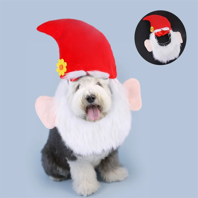 Wholesale pet funny supplies cat Christmas hat Santa Claus headgear Funny dog headgear
Wholesale pet funny supplies cat Christmas hat Santa Claus headgear Funny dog headgear
