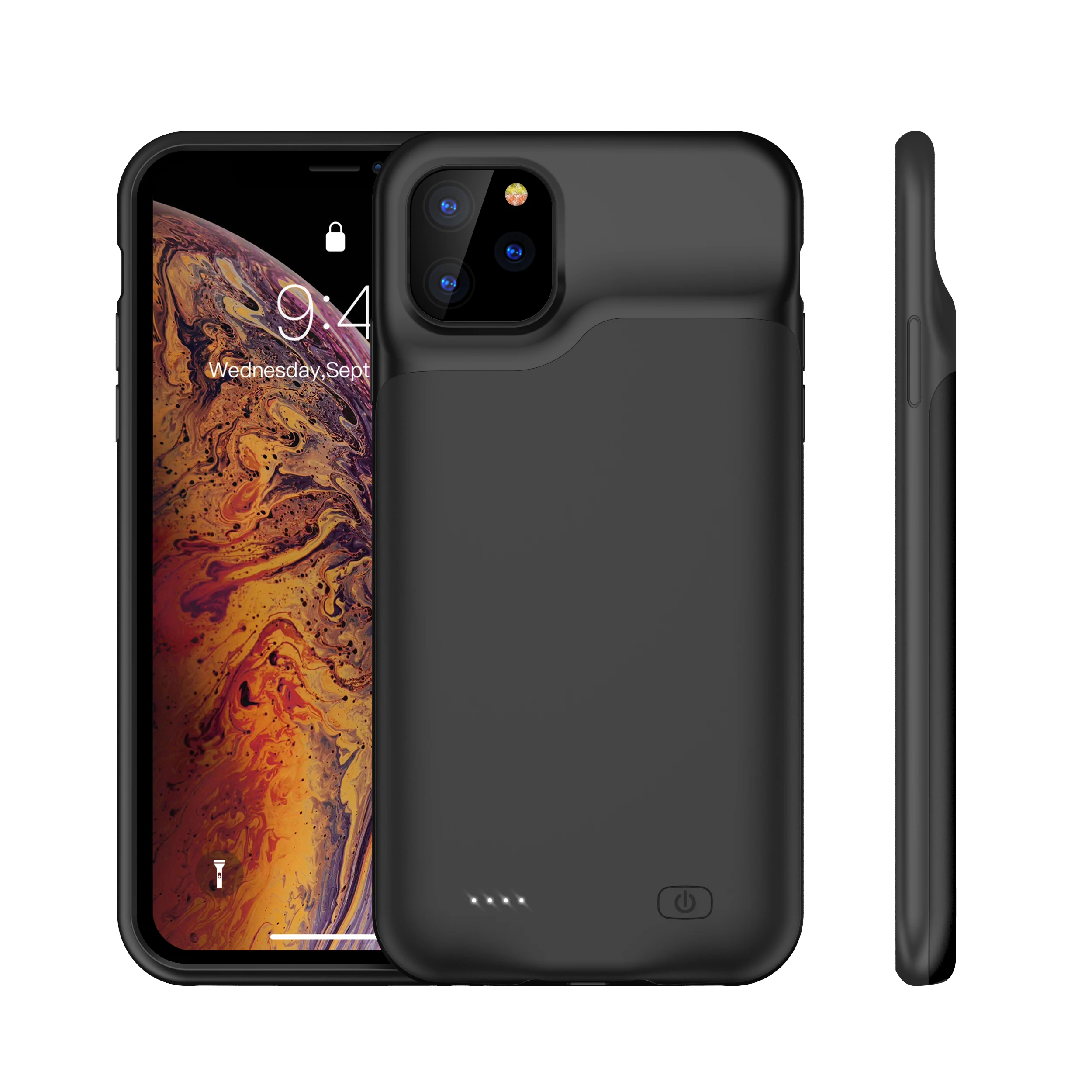 New power bank with mobile phone case silicone backup battery pack for 11 pro max /12 pro max charger case, Black, blue+gray, white+gray
New power bank with mobile phone case silicone backup battery pack for 11 pro max /12 pro max charger case, Black, blue+gray, white+gray