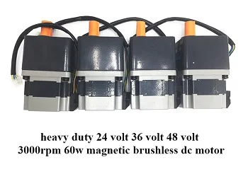 48V 24V 400W Permanent Magnet Brushless DC Motor with Driver