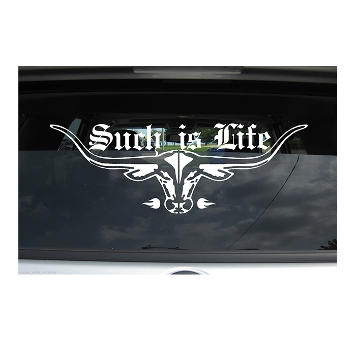 Car Sticker decal SUCH IS LIFE & LONGHORN BULL Big 600mm For Aussie U-T-E Country B-N-S, 12 colors
Car Sticker decal SUCH IS LIFE & LONGHORN BULL Big 600mm For Aussie U-T-E Country B-N-S, 12 colors