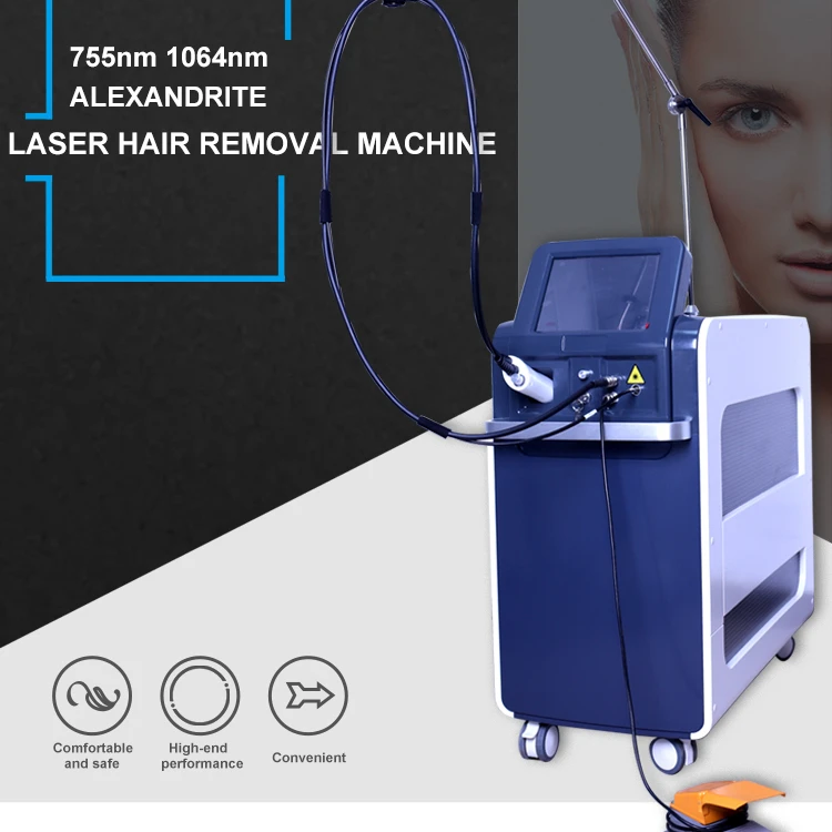 Alex laser pro alexandrite laser korea dual wavelength 755 1064nm hair removal with DCD cooling
Alex laser pro alexandrite laser korea dual wavelength 755 1064nm hair removal with DCD cooling