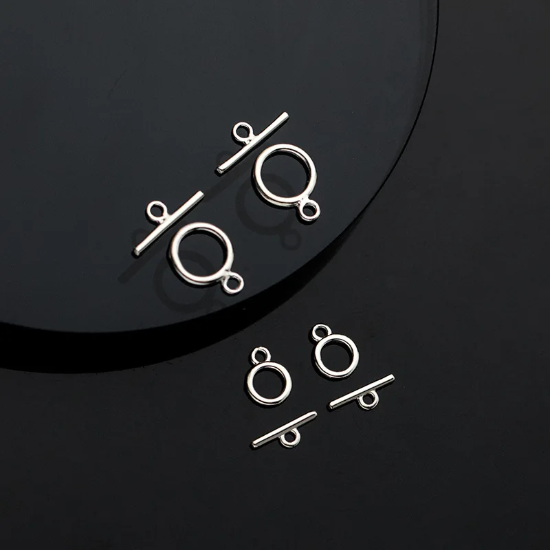 925 Sterling Silver OT Bracelet Buckle DIY Connection Buckle for Rope Jewelry Making
925 Sterling Silver OT Bracelet Buckle DIY Connection Buckle for Rope Jewelry Making