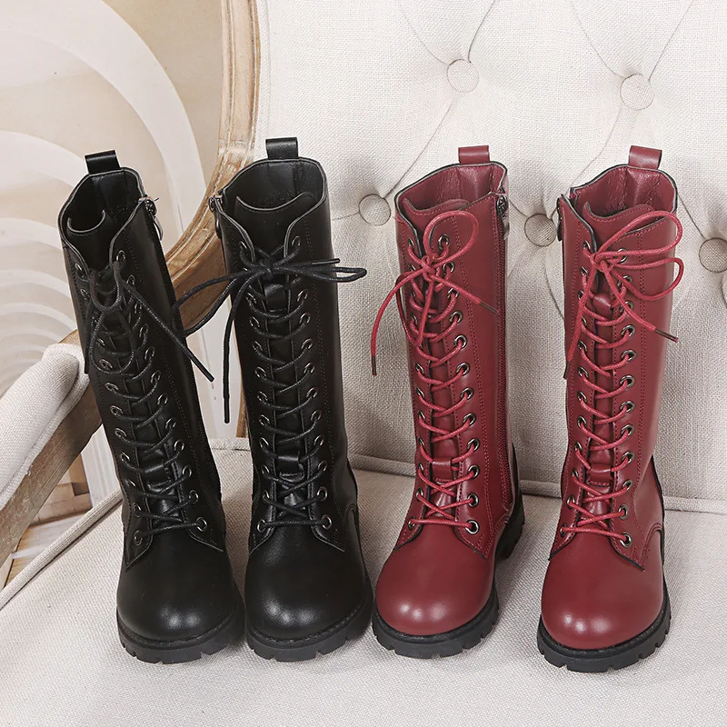 Kids Shoes Children glossy Pu Leather Shoes Flat Girls Kids Long Martin Boots For Fall, Customized
Kids Shoes Children glossy Pu Leather Shoes Flat Girls Kids Long Martin Boots For Fall, Customized