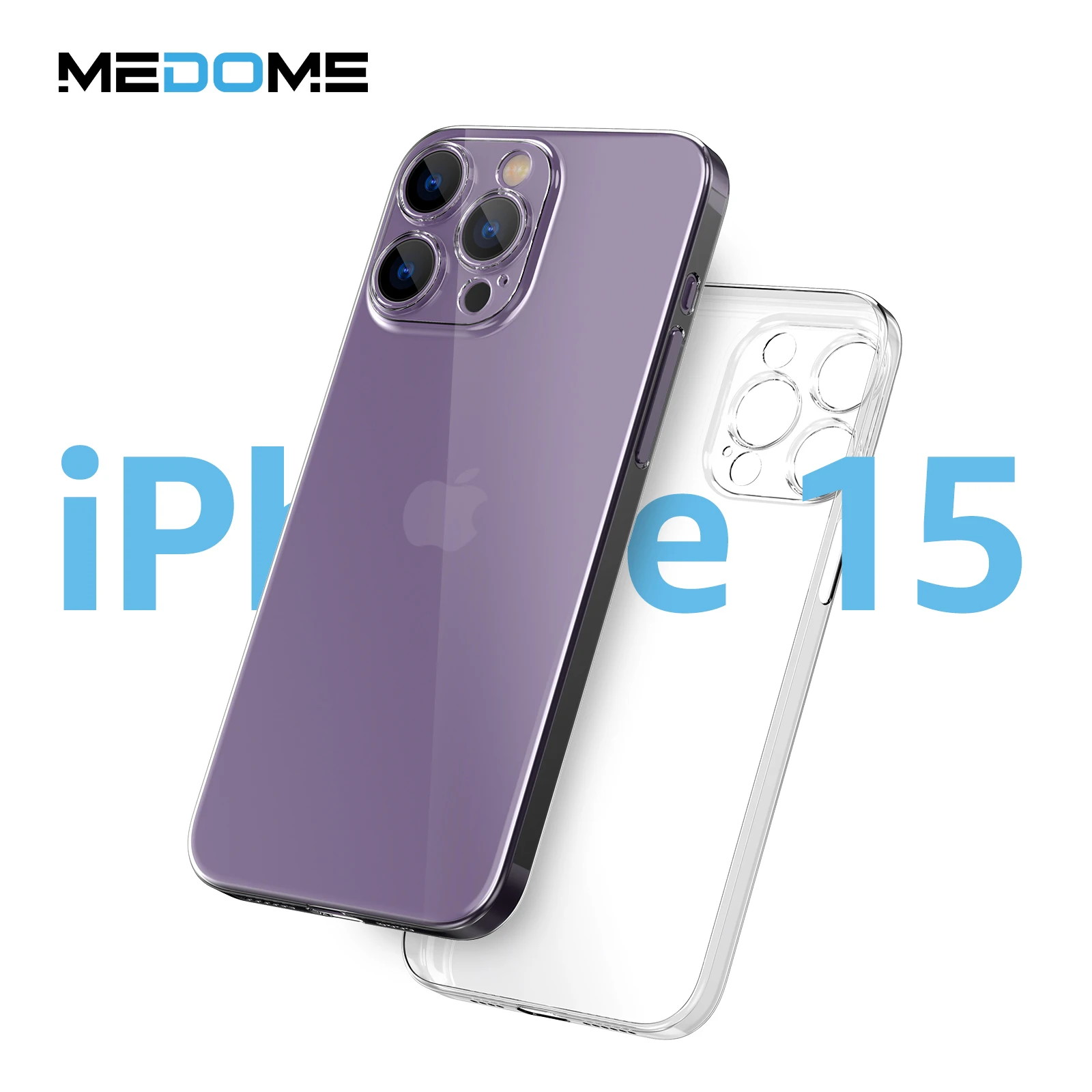

Medome 0.45 Thin PP For iPhone 15 Case For iPhone 15 Pro Max Clear Case Mobile Phone Case 11 12 13 14 Dropshipping Products 2023