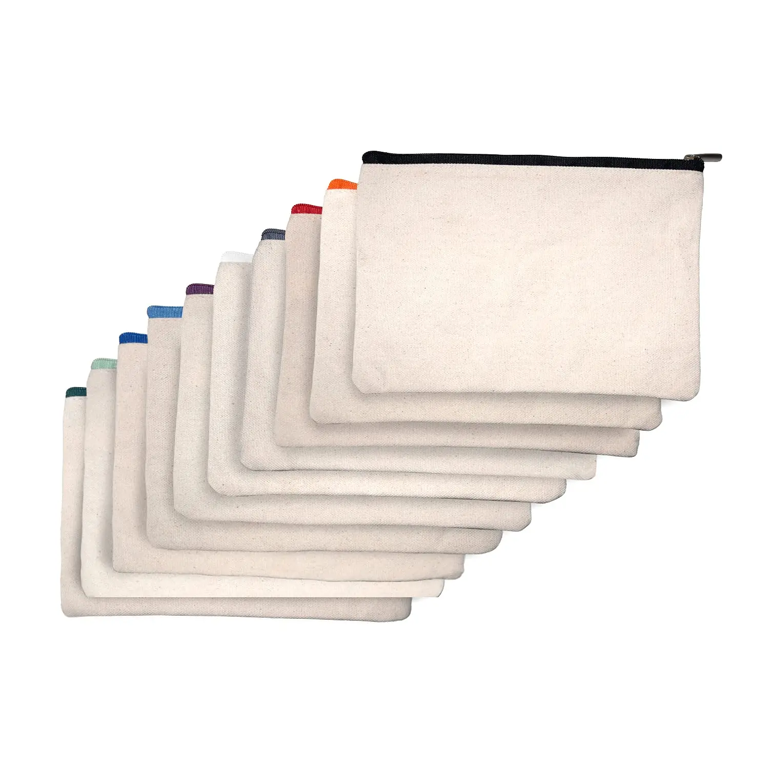 White Multipurpose Cosmetic Bag Makeup Pouches Zipper Canvas Bag Pencil Pouch Travel Toiletry Bag, White and other multi-colors are available
White Multipurpose Cosmetic Bag Makeup Pouches Zipper Canvas Bag Pencil Pouch Travel Toiletry Bag, White and other multi-colors are available