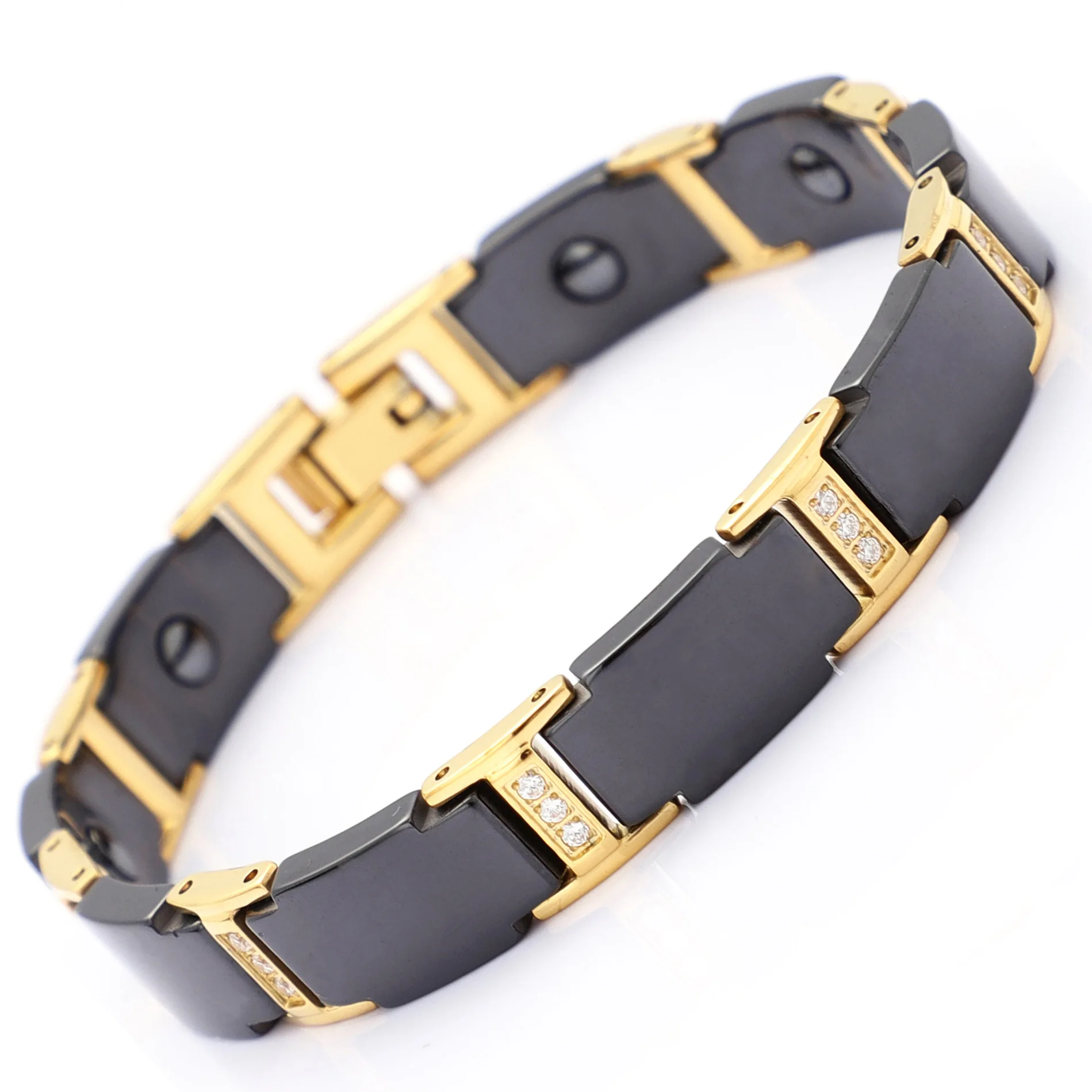 Simple Ceramic Tungsten Steel Bracelet Men's Titanium Steel Radiation-Proof Jewelry BRM-01
Simple Ceramic Tungsten Steel Bracelet Men's Titanium Steel Radiation-Proof Jewelry BRM-01